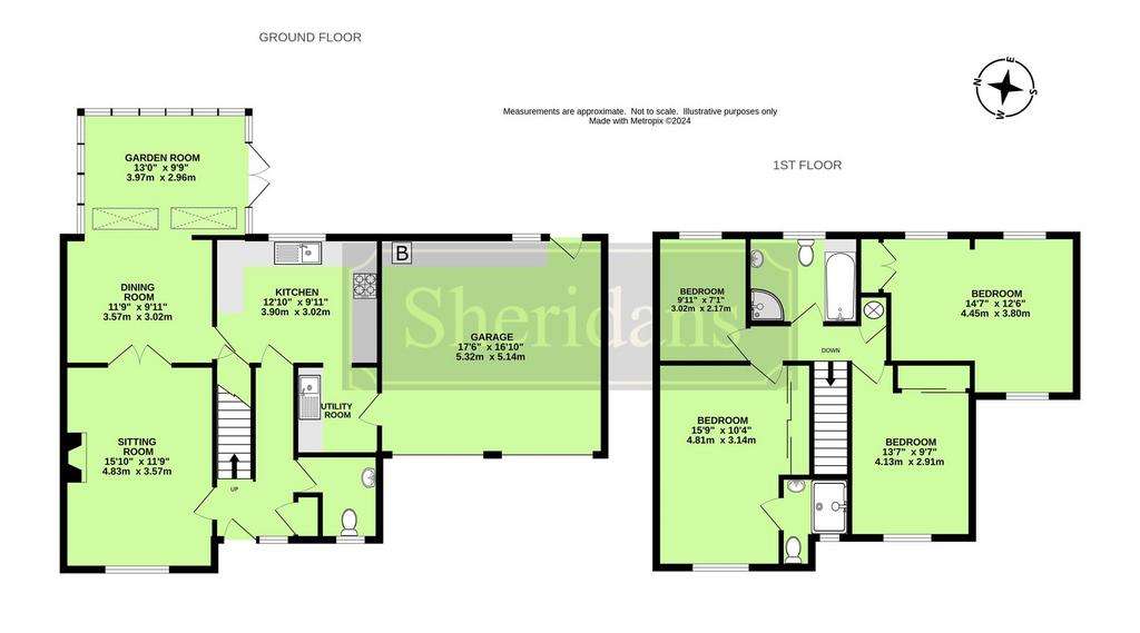 4 bedroom detached house for sale - floorplan