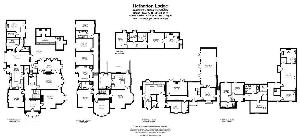 6 bedroom detached house for sale - floorplan