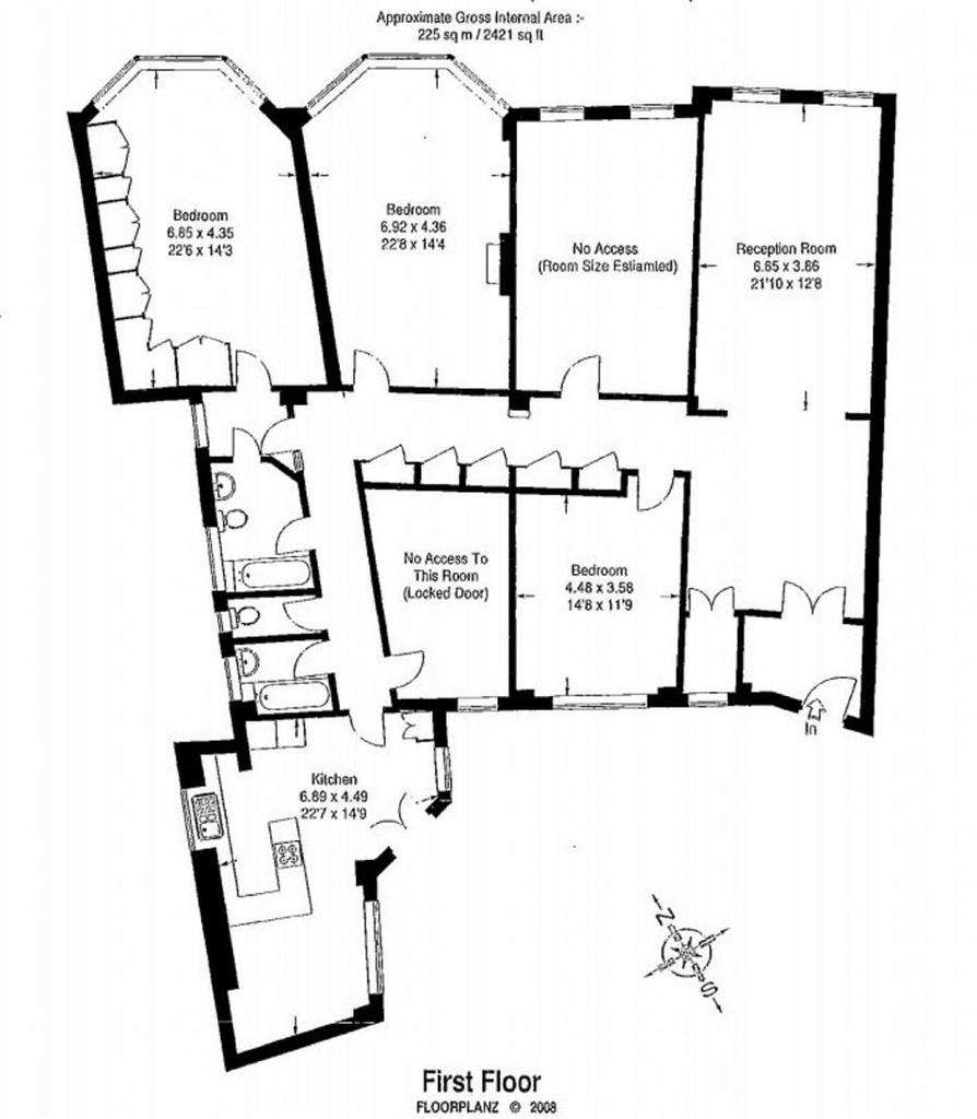 5 bedroom flat to rent - floorplan