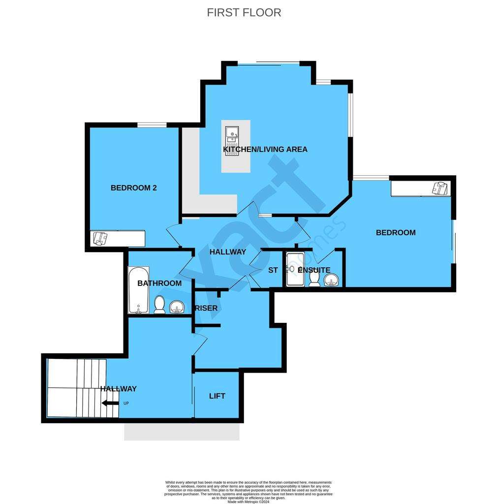 2 bedroom flat for sale - floorplan