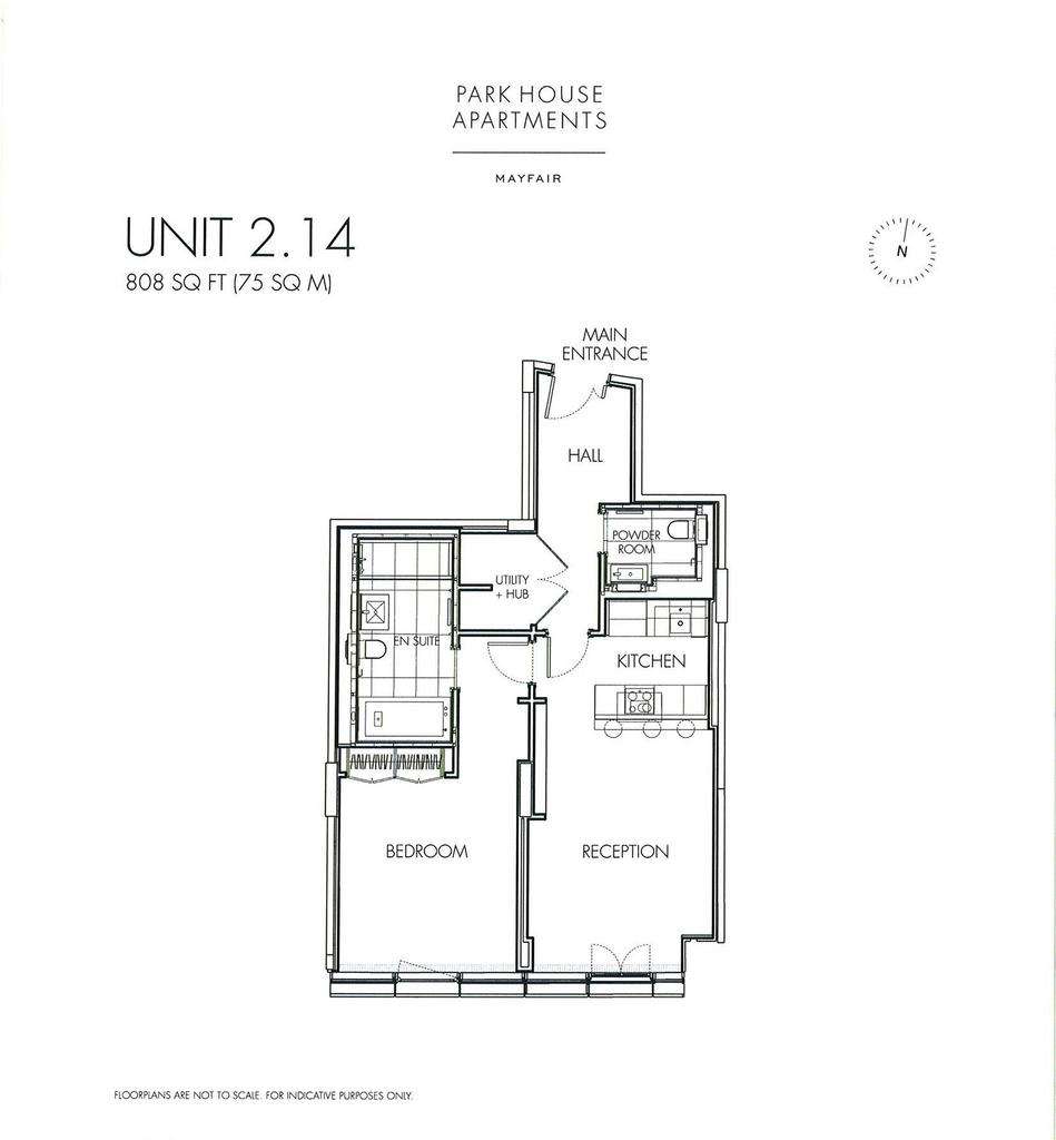 1 bedroom flat to rent - floorplan