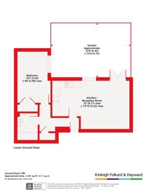 1 bedroom flat to rent - floorplan