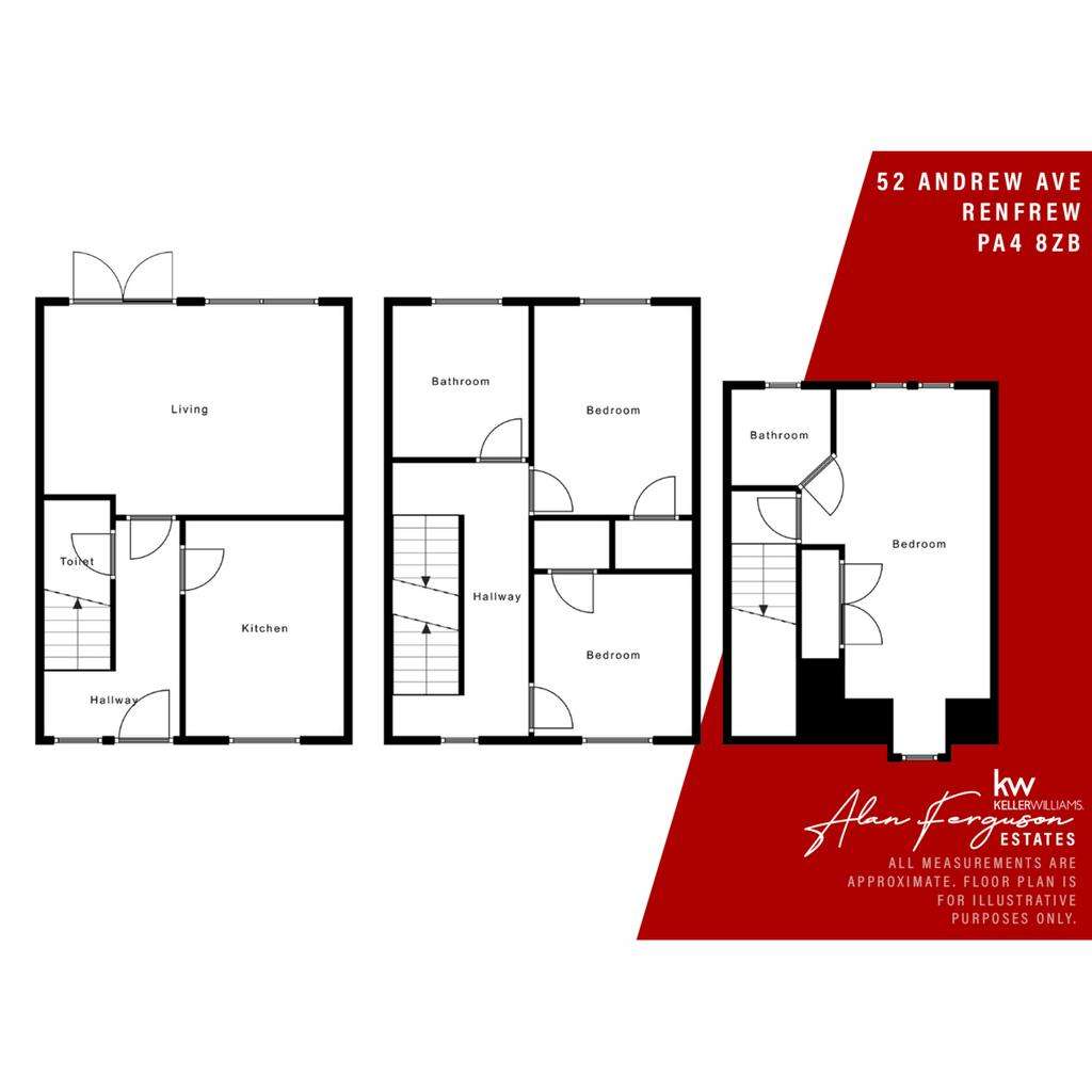 3 bedroom end of terrace house for sale - floorplan