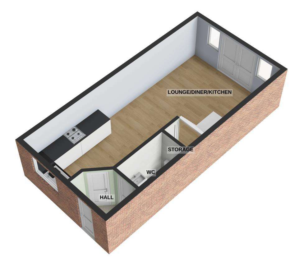 3 bedroom town house for sale - floorplan