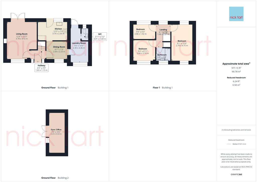 3 bedroom detached house for sale - floorplan