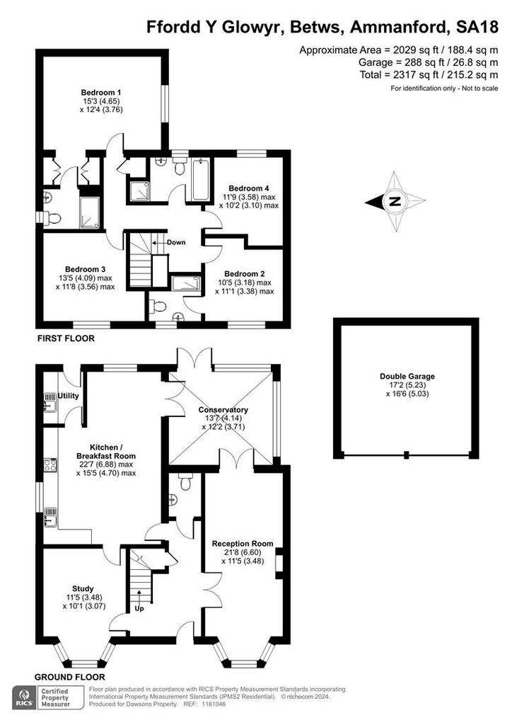 4 bedroom detached house for sale - floorplan