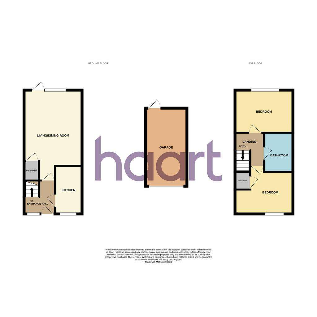 2 bedroom terraced house for sale - floorplan