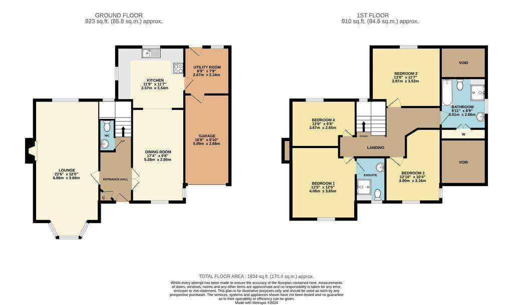 4 bedroom detached house for sale - floorplan