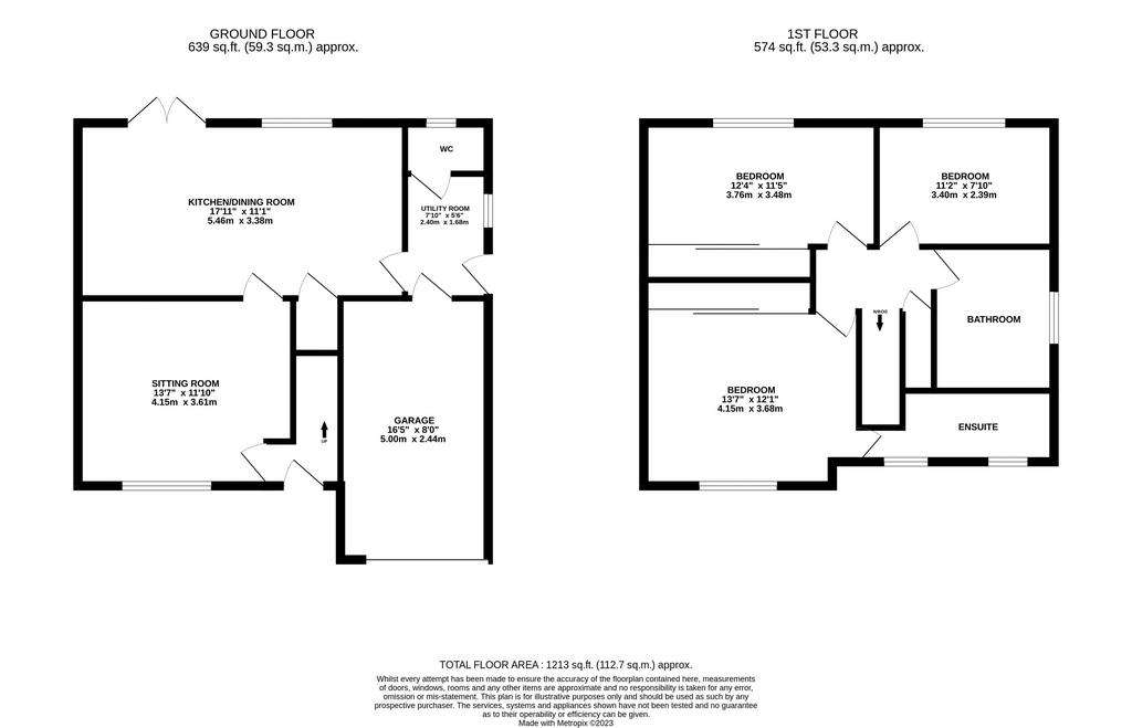 3 bedroom detached house for sale - floorplan