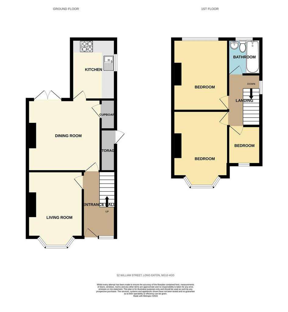 3 bedroom semi-detached house for sale - floorplan