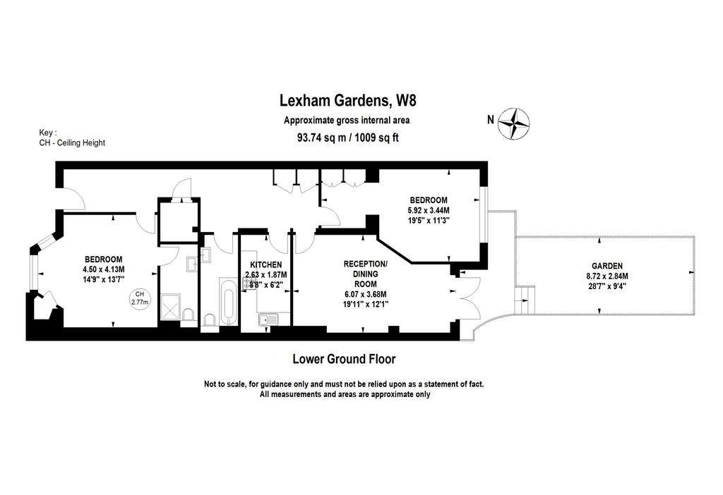 2 bedroom flat to rent - floorplan