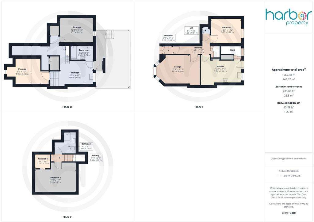 2 bedroom terraced house for sale - floorplan