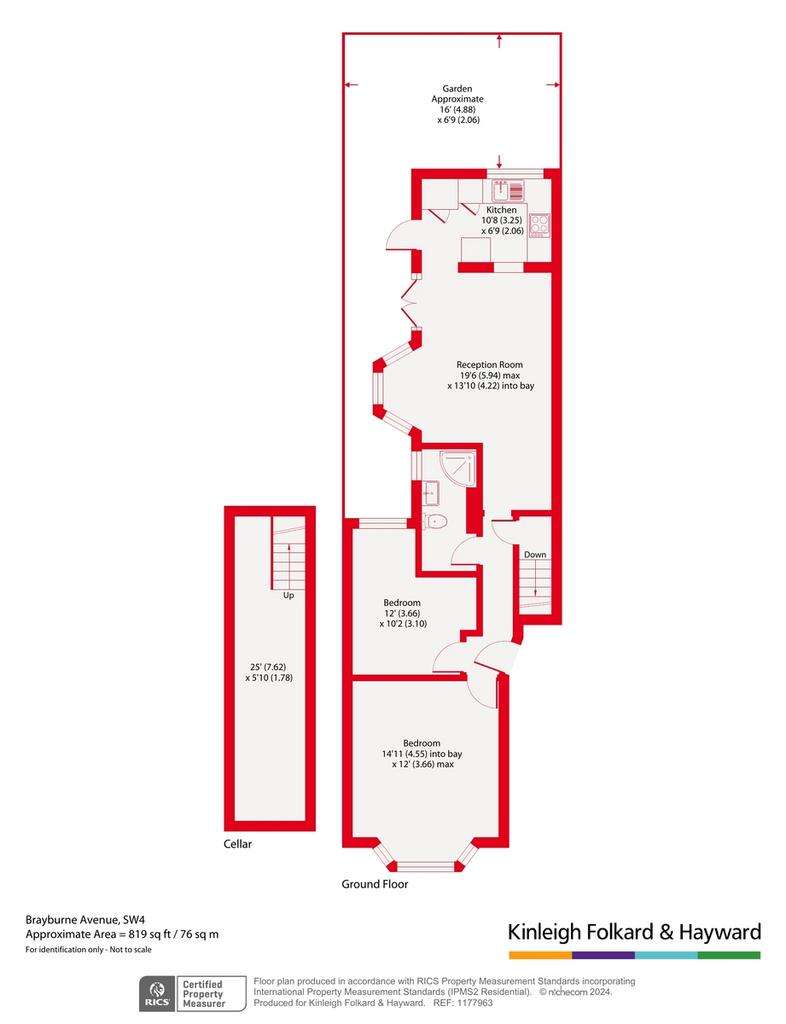 2 bedroom flat for sale - floorplan