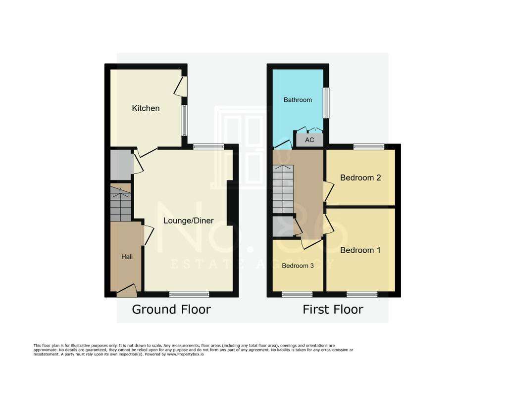 3 bedroom semi-detached house for sale - floorplan