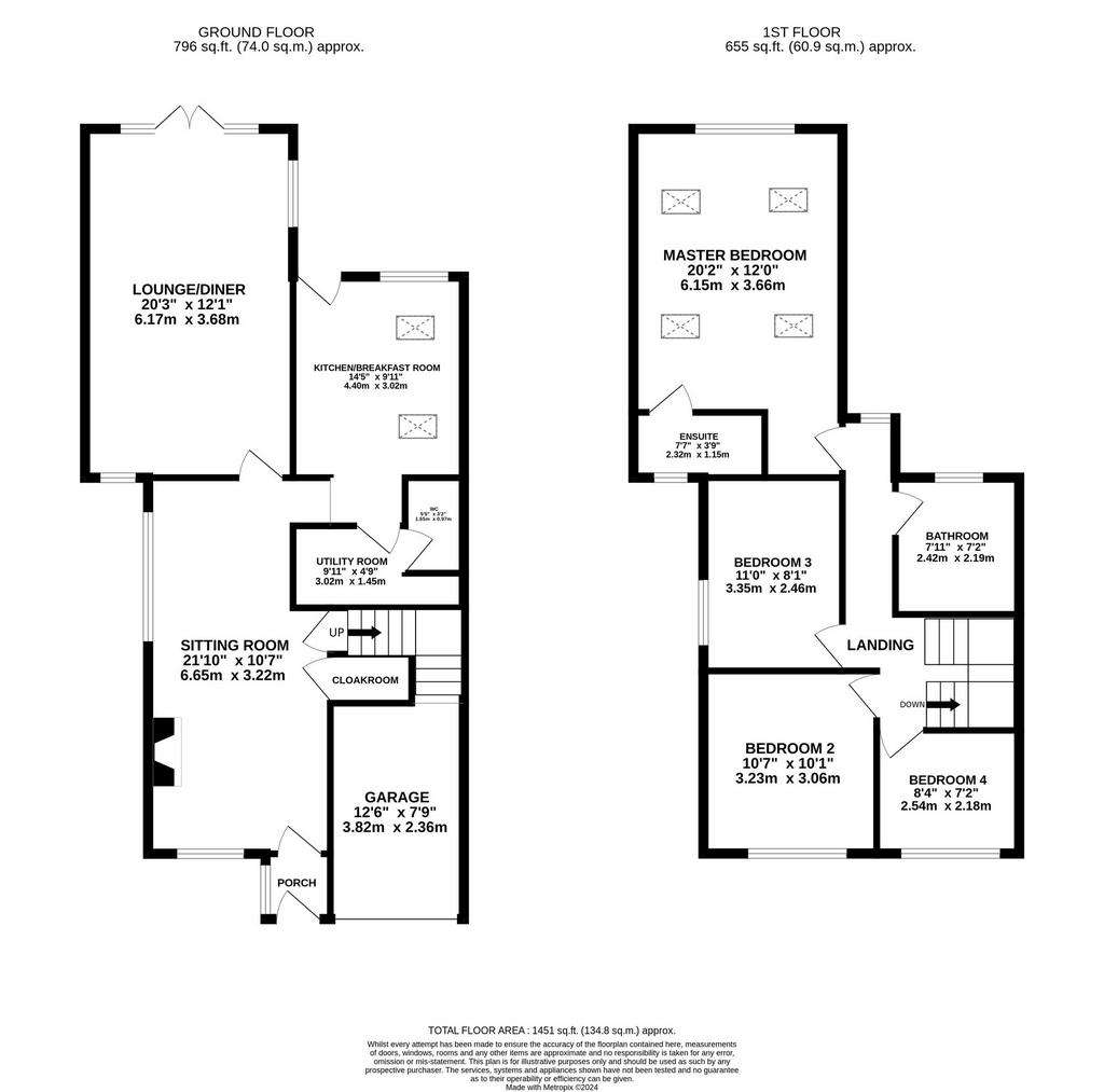 4 bedroom semi-detached house for sale - floorplan