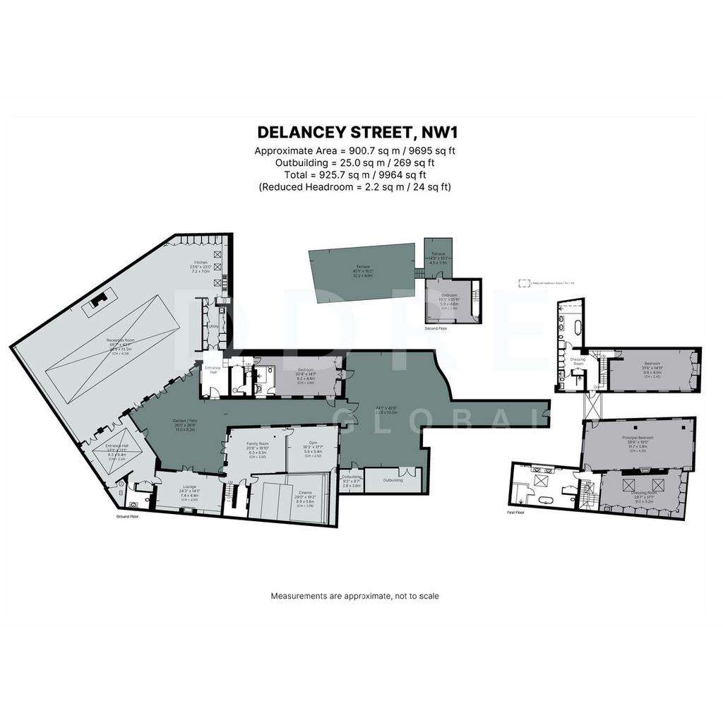 4 bedroom detached house to rent - floorplan