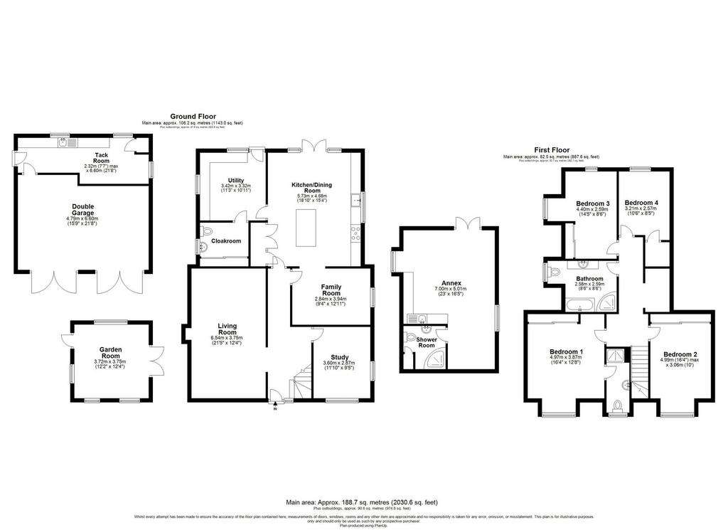 5 bedroom detached house for sale - floorplan