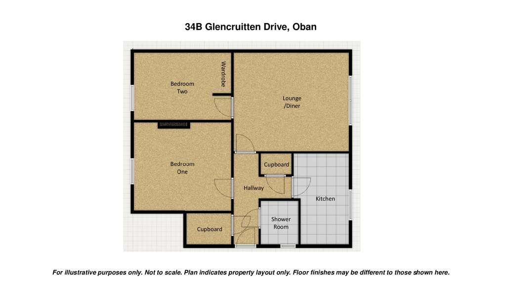 2 bedroom ground floor flat for sale - floorplan