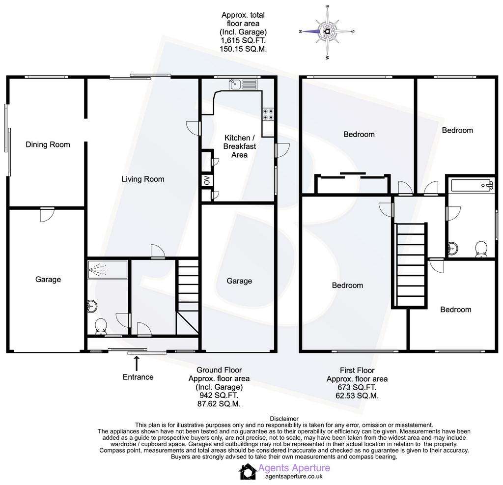 4 bedroom detached house for sale - floorplan