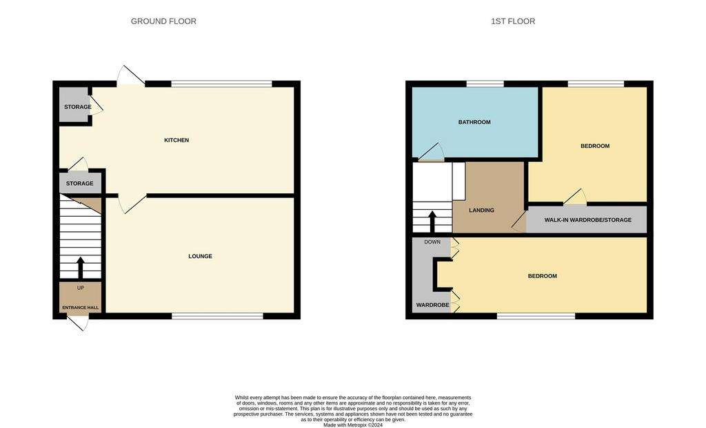 2 bedroom town house for sale - floorplan