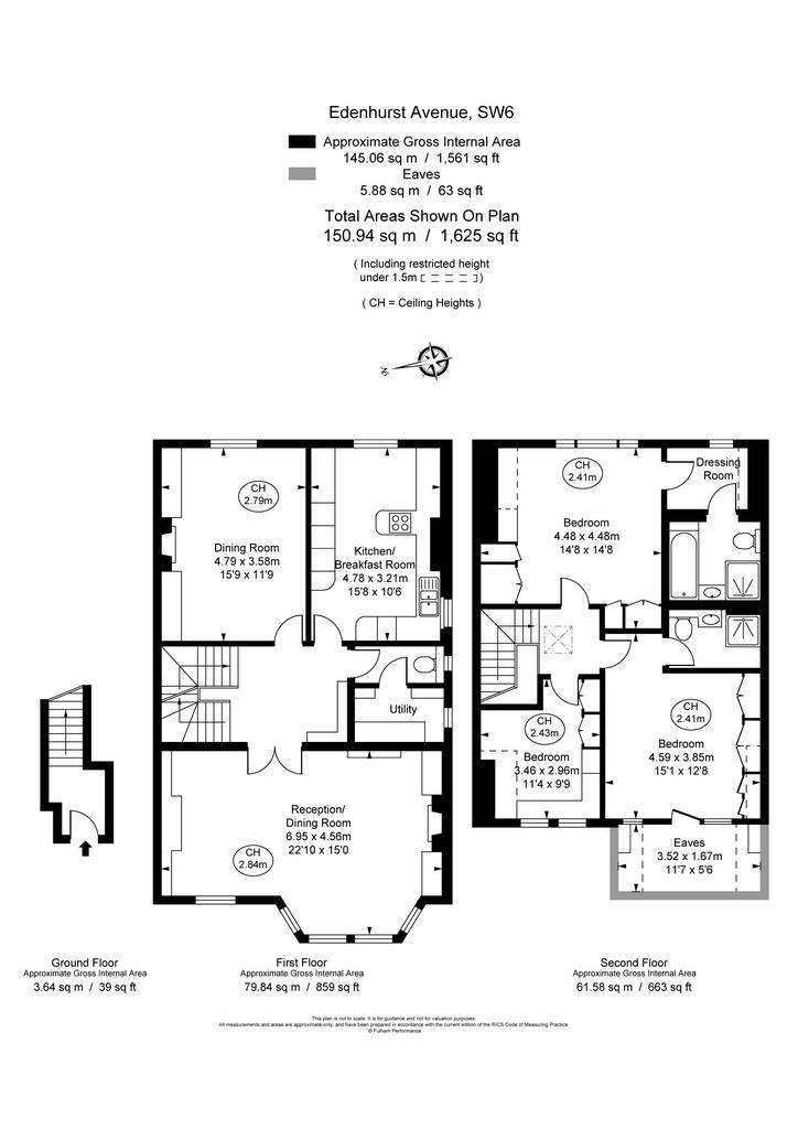 3 bedroom maisonette for sale - floorplan