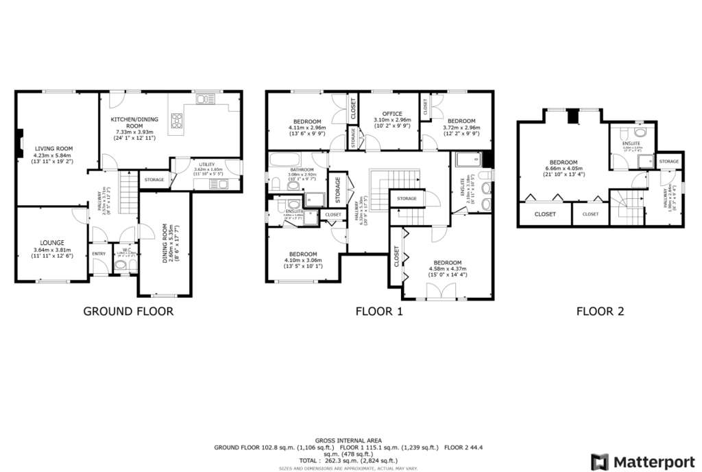 5 bedroom detached house for sale - floorplan