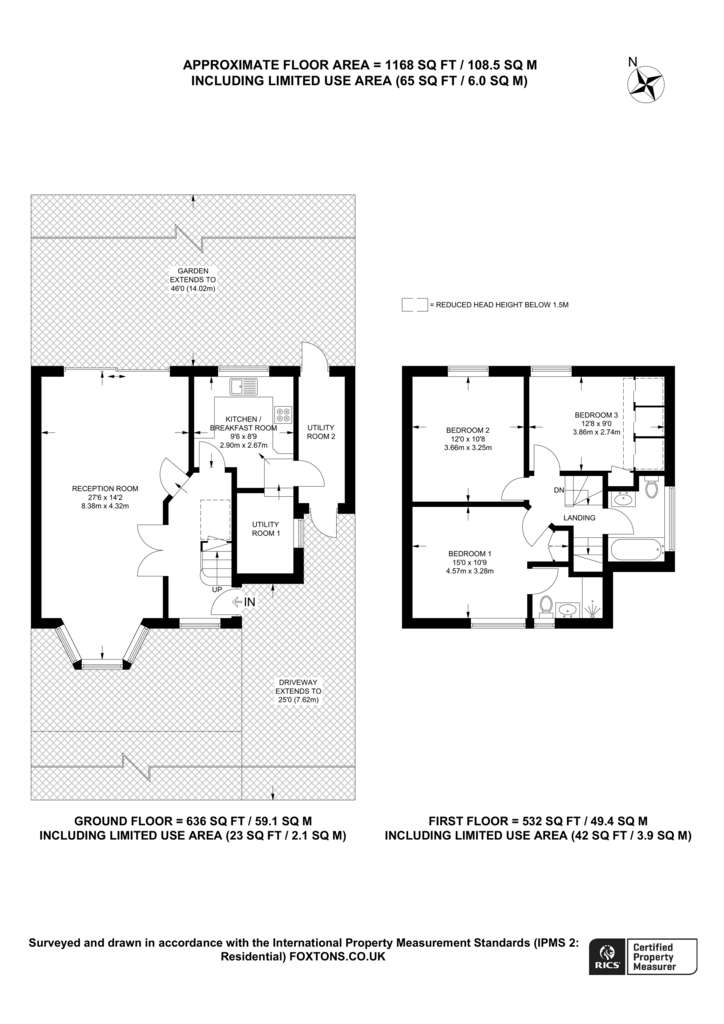 3 bedroom house to rent - floorplan