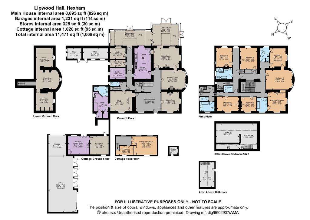 7 bedroom detached house for sale - floorplan