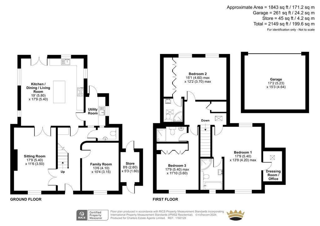 3 bedroom house to rent - floorplan