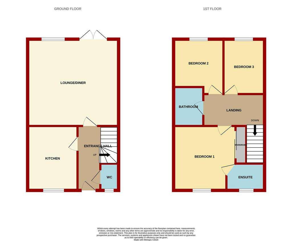 3 bedroom terraced house for sale - floorplan