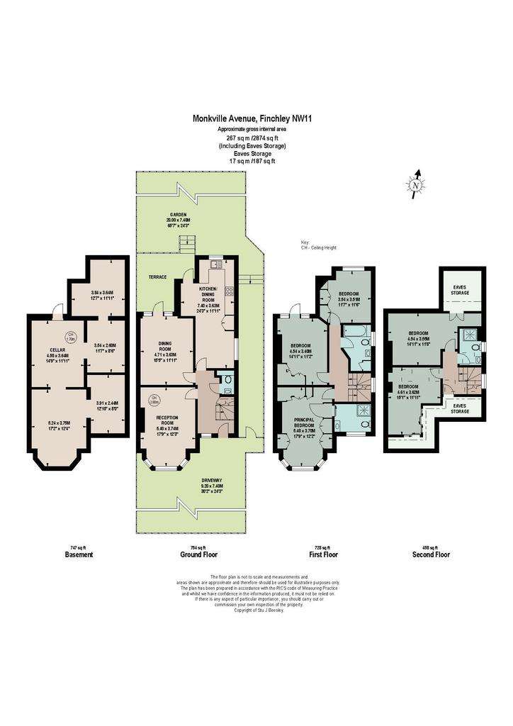 5 bedroom detached house for sale - floorplan