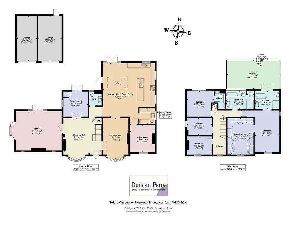 4 bedroom detached house to rent - floorplan