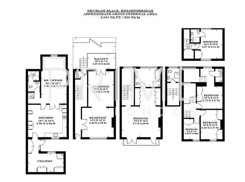 5 bedroom house to rent - floorplan