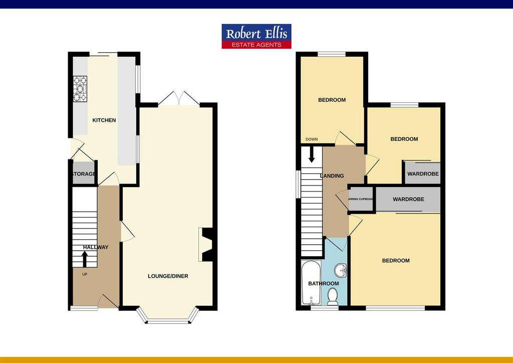 3 bedroom semi-detached house for sale - floorplan