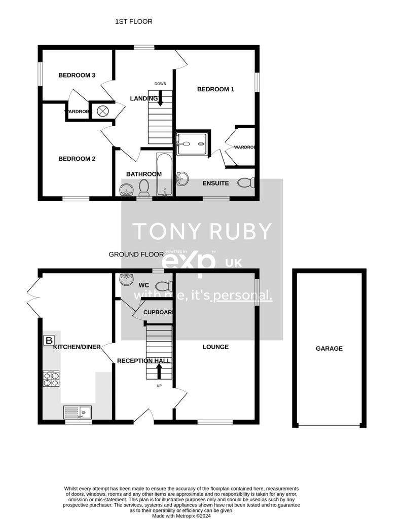 3 bedroom detached house for sale - floorplan