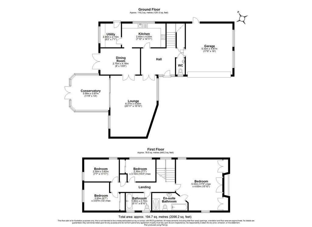 4 bedroom detached house for sale - floorplan