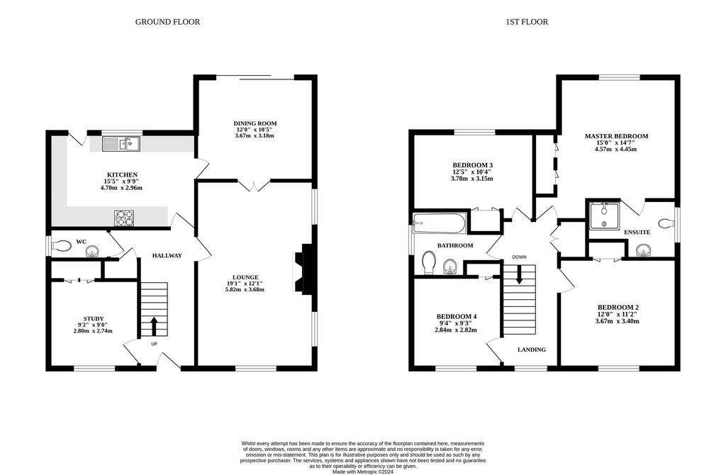 4 bedroom detached house to rent - floorplan