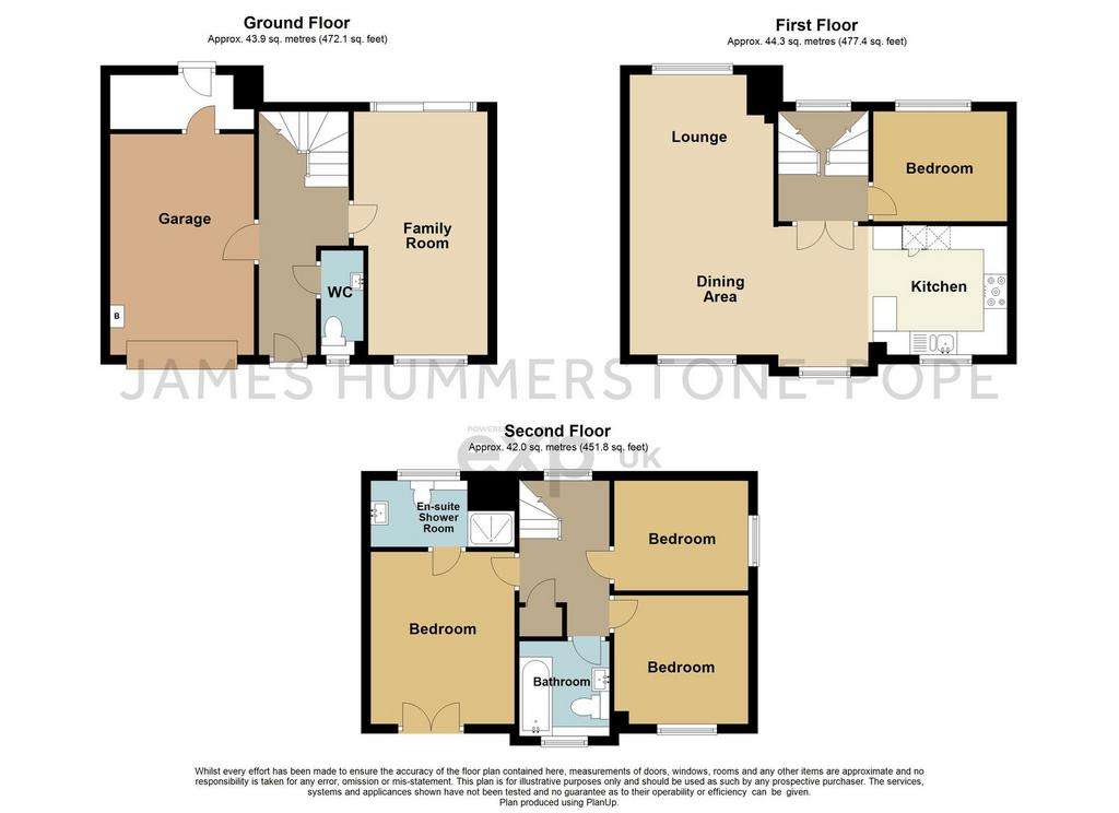 4 bedroom detached house for sale - floorplan