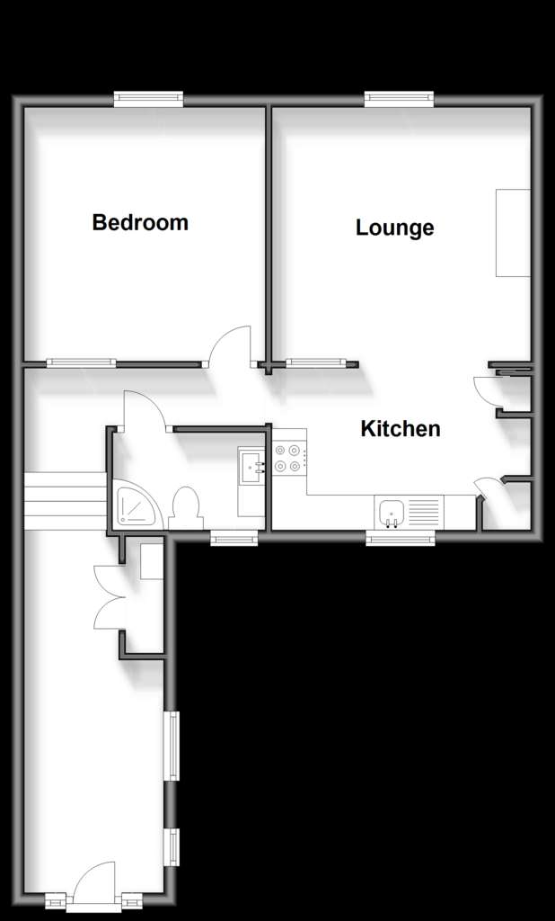 1 bedroom flat for sale - floorplan