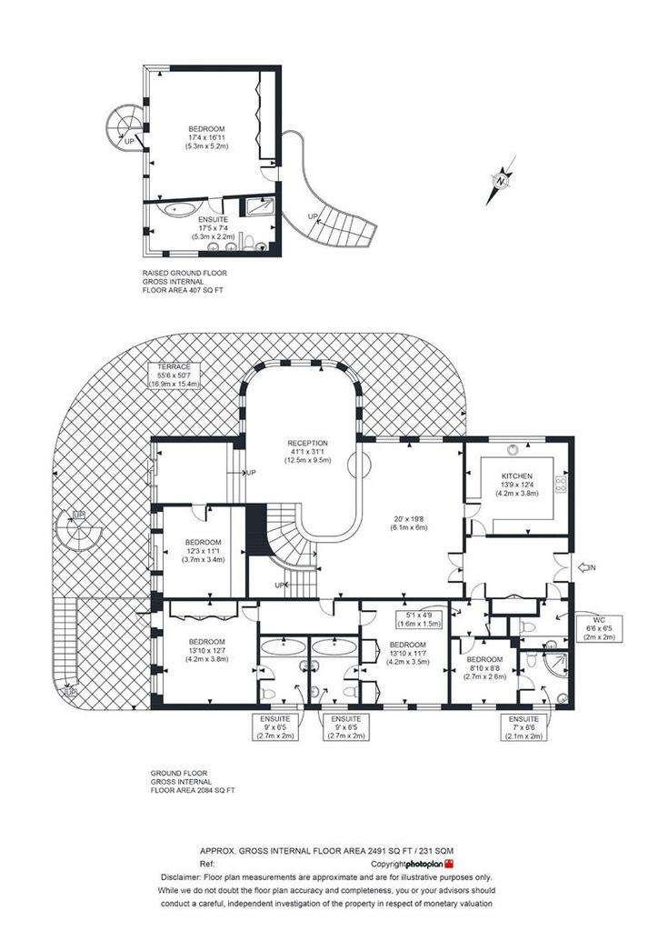 4 bedroom flat to rent - floorplan