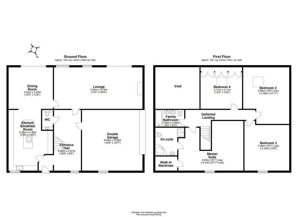 4 bedroom semi-detached house for sale - floorplan