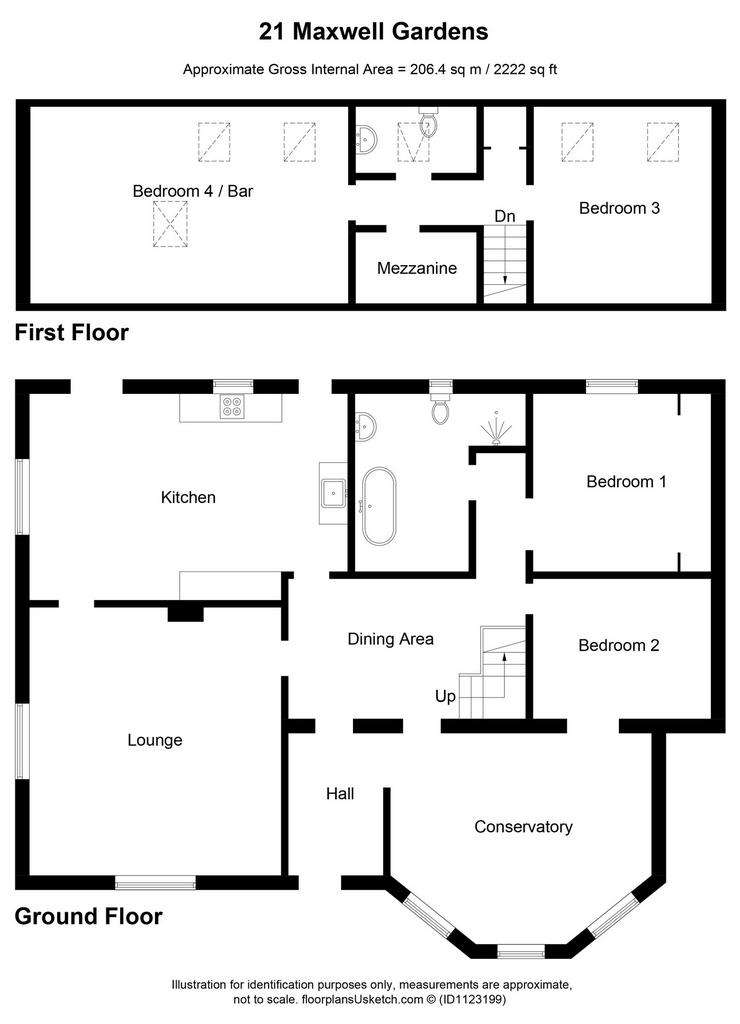 4 bedroom detached house for sale - floorplan