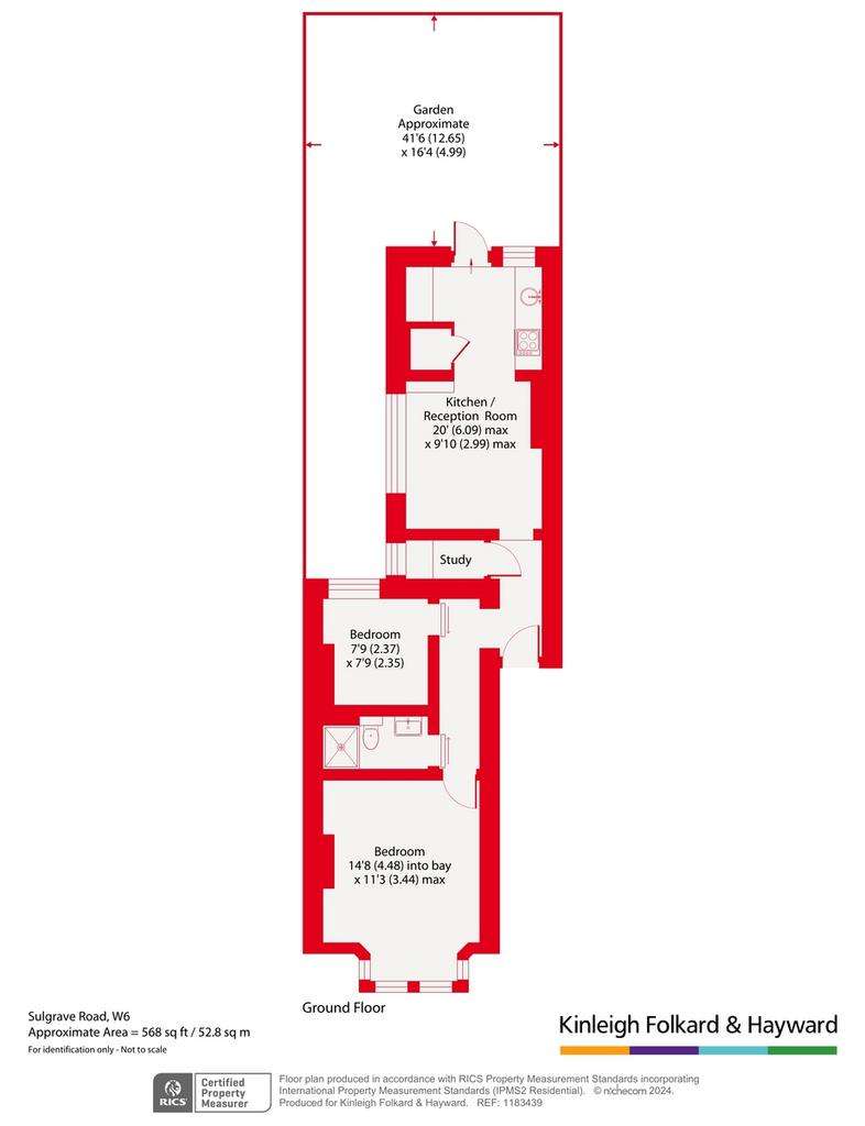 2 bedroom flat for sale - floorplan