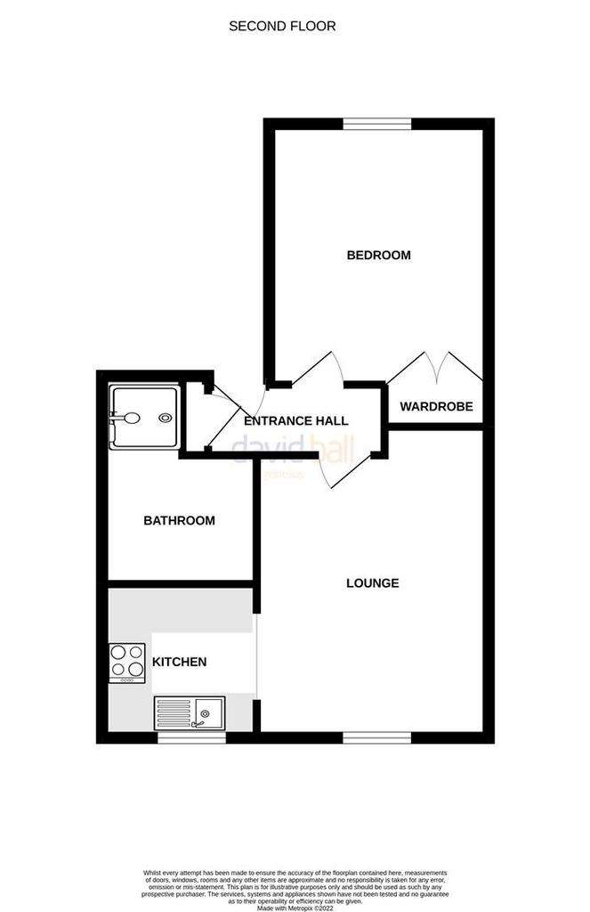 1 bedroom flat to rent - floorplan