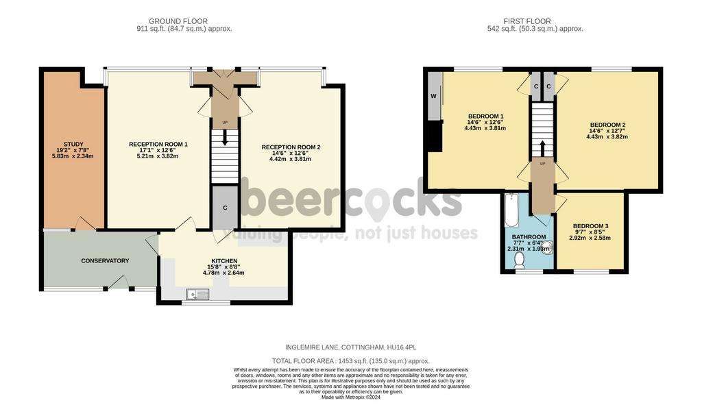 3 bedroom detached house for sale - floorplan