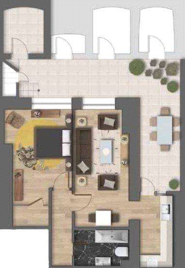 1 bedroom flat to rent - floorplan