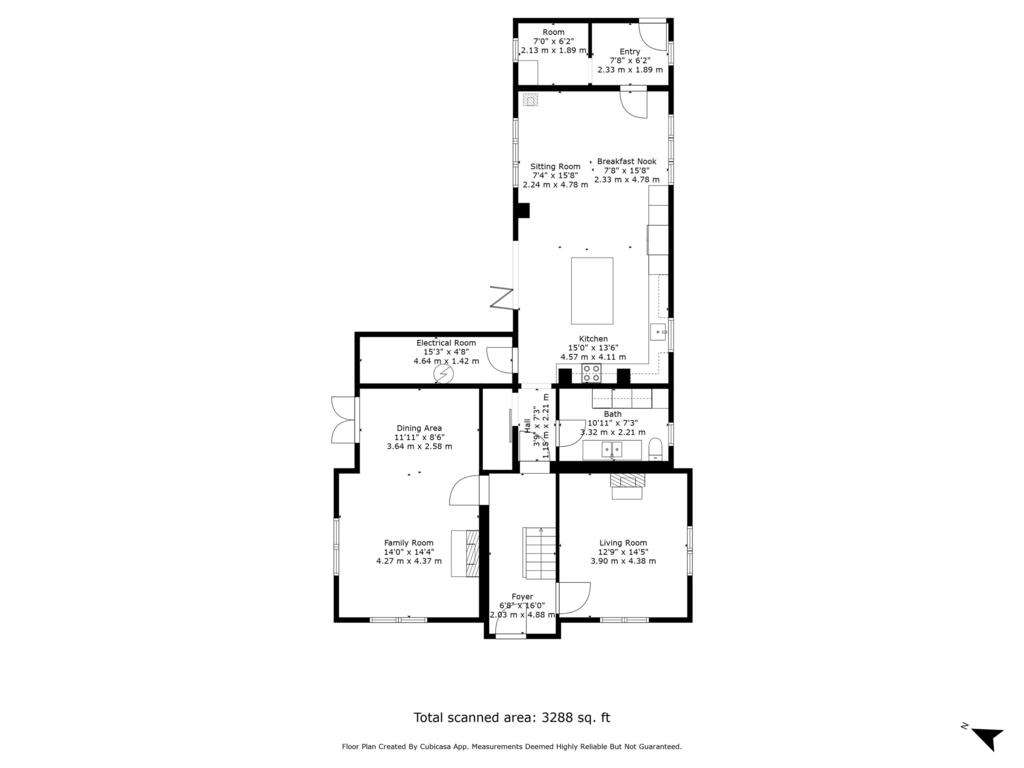 5 bedroom farm house to rent - floorplan