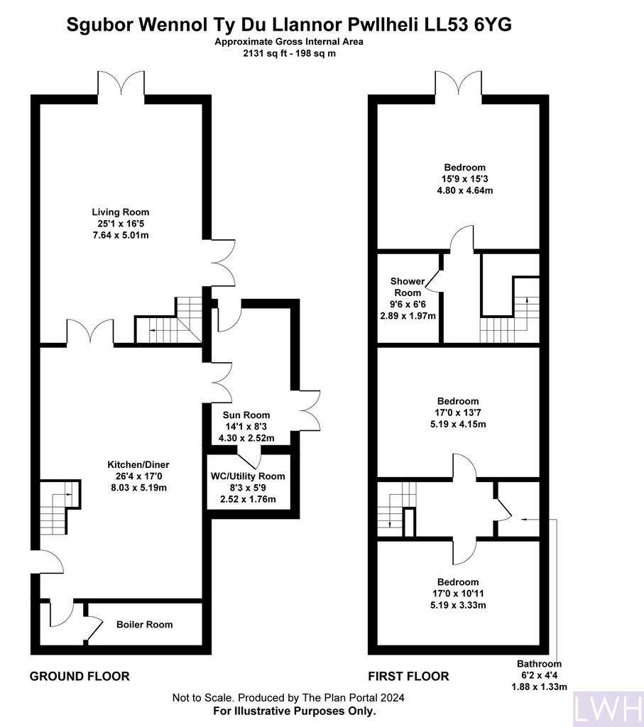 3 bedroom barn conversion for sale - floorplan