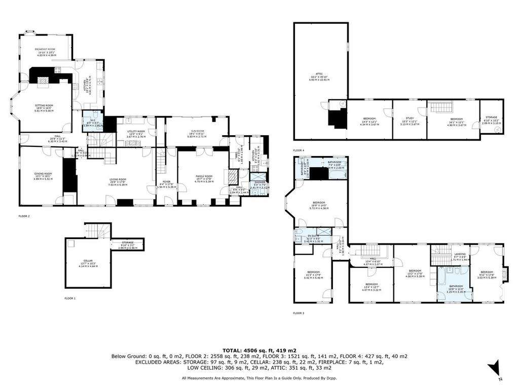 7 bedroom detached house for sale - floorplan