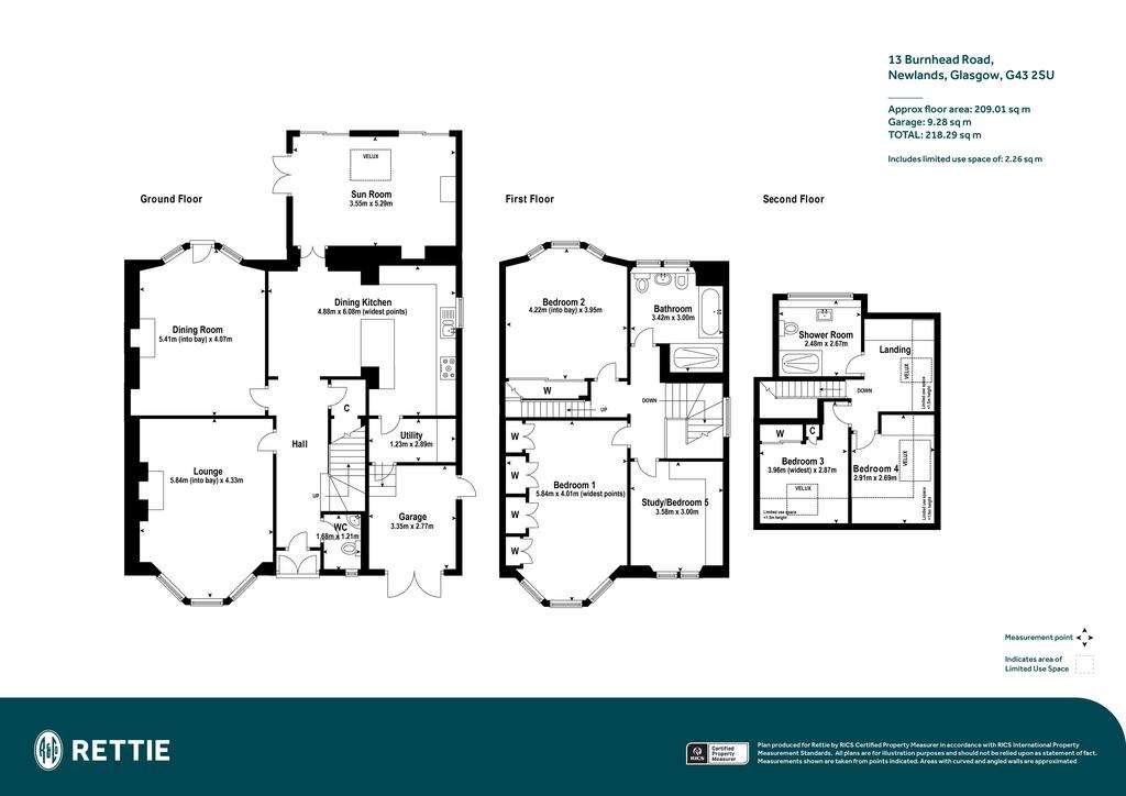 4 bedroom semi-detached house for sale - floorplan